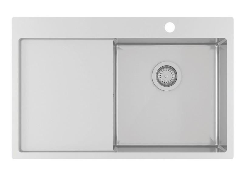 Ausmann Oder Blue мивка от неръждаема стомана 78x50 см за монтаж над и на нивото на плота с отцедник 1208957121