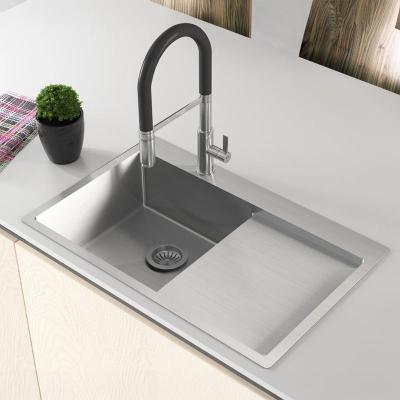 Ausmann Oder Blue мивка от неръждаема стомана 78x50 см за монтаж над и на нивото на плота с отцедник 1208957122