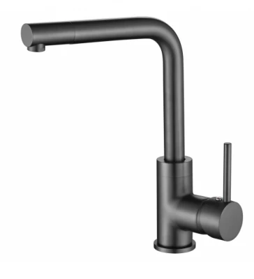 Ausmann Lavea Антрацитов кухненски смесител PVD gun metal с въртящ се чучур 1208957134