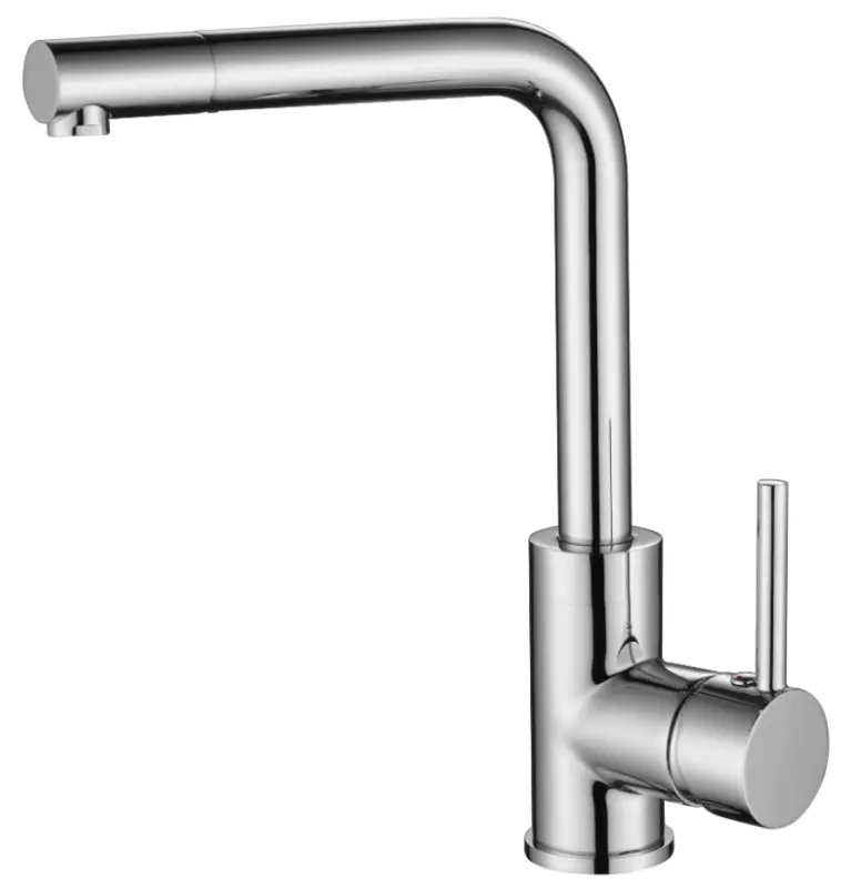 Ausmann Lavea Хромиран кухненски смесител с въртящ се чучур и перлатор 1208957159