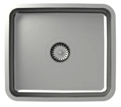 Aquadesign Oxford мивка от неръждаема стомана 40x35 см за монтаж под нивото на плота 1208957204
