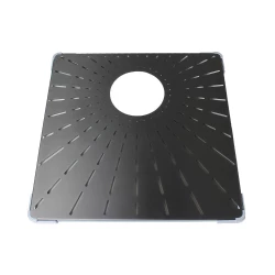 CARESSI CABR40GM Дънна решетка R-серия, PVD gun metal 39x39cm 1208957259