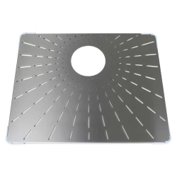 CARESSI CABR50I Дънна решетка от серия R, неръждаема стомана 49x39cm 1208957261