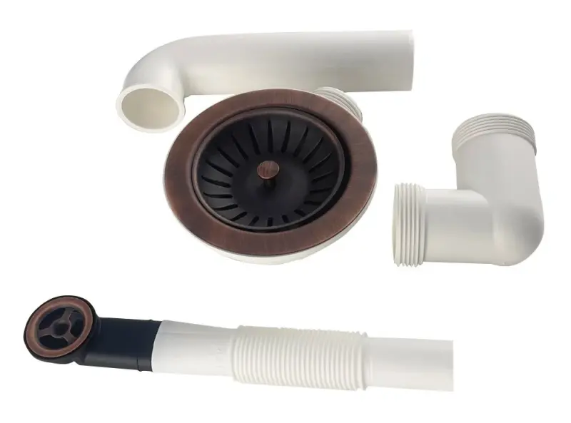 Ausmann комплект месингови сифони за мивка, включително преливник от месинг 1208957348