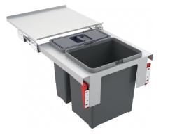 Franke Sorter Garbo 45-2 Система за отпадъци, за вграждане, 1x12 и 1x18л кош за отпадъци 1210200692