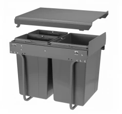 Garbi Sorter S-40-3 Sистема за отпадъци с 3 коша за боклук 1 x 20 и 2 x 10 литра 1208957365