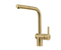 Franke Atlas Neo Кухненски смесител със златно покритие и издърпващ се чучур, PVD злато 115.0681.242