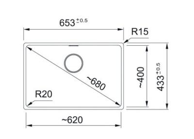 Franke Maris MRG 210 / 110-62 Fragranite черна едиция матова мивка за плоско вграждане