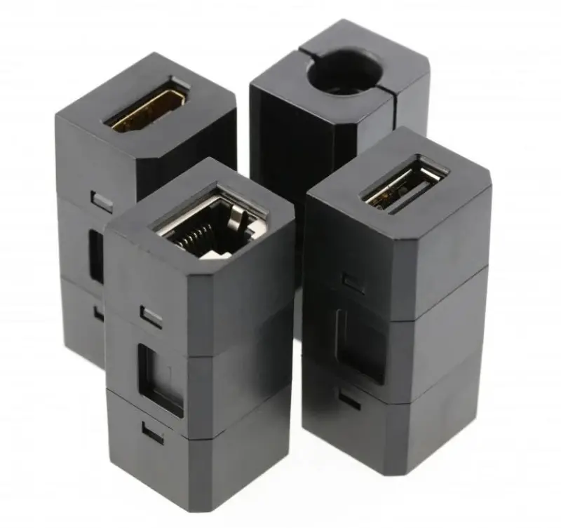 Indux Вграден контакт в черно за работен плот със сменяеми връзки 12089573956