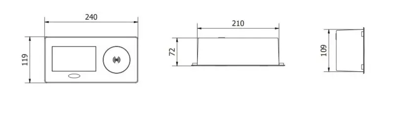Indux Flip Кухненски контакт с 1 гнездо за работния плот, матово черно, с безжично и 2 USB зарядни 1208957427