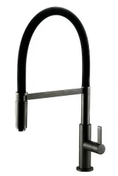 Ausmann Lavea Кухненски смесител PVD Gun Metal с въртящ се и гъвкав чучур 1208957437