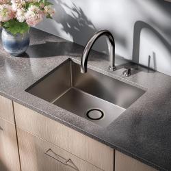 Waterevolution Flow Смесител за кухня с 2 отвора, Gunmetal PVD T151GME