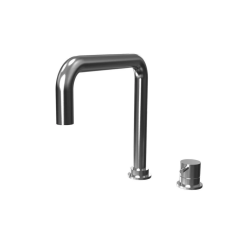 Waterevolution Flow Смесител за кухня с 2 отвора, gunmetal PVD T151HGME