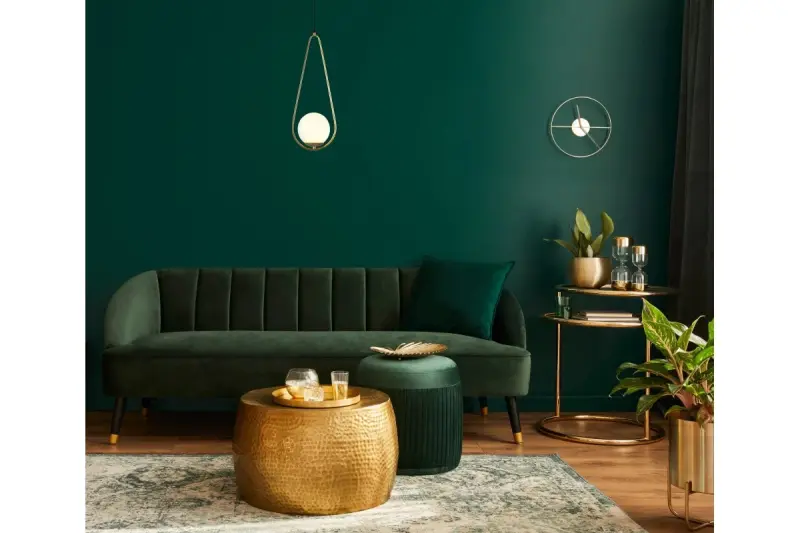 Декорация Циклоп месингова златна подова лампа с ефект на капка 9737