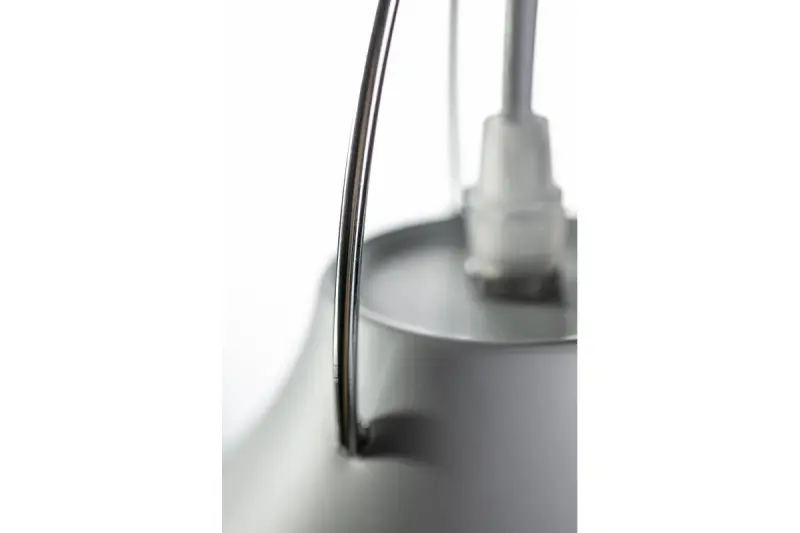 Декор Ориент конусна метална висяща лампа в бяло 4451