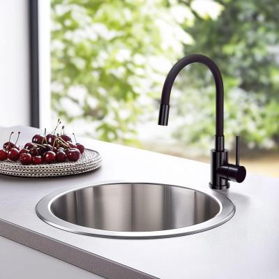 Franke Rondo ROX 210.38 кръгла мивка от неръждаема стомана 43,9 см за монтаж на нивото на плота 127.0688.778