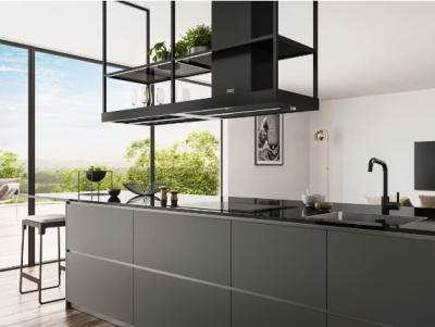 Franke Mythos T-Shelf островен абсорбатор матово черен 180см с рафтове 3250678073
