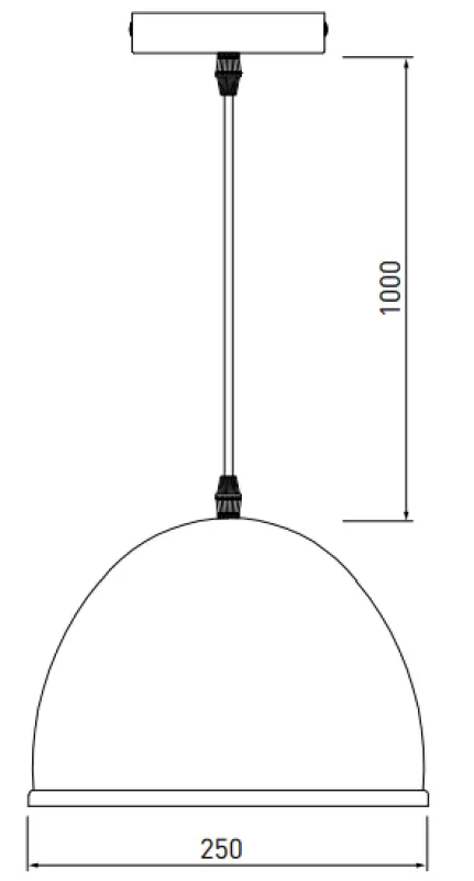 Декоративен катил в сив метален обесен лампион 2041
