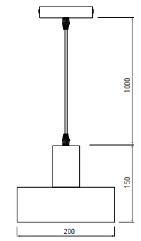 Декор Селвия висяща лампа от мед с месингово покритие диаметър 20 см 3222