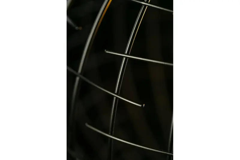 Декор Viela черен златен метален висящ лампион с нишковидна форма, сферичен диаметър 35 см 6996