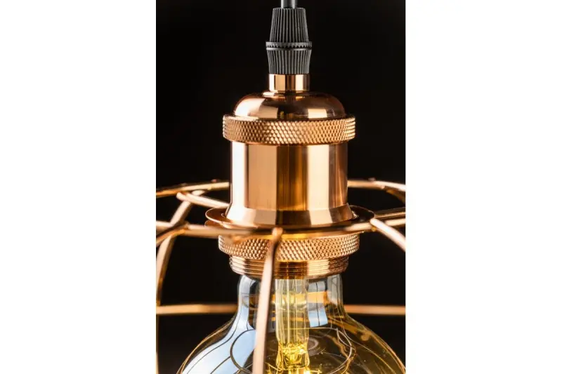 Декор Viela нишковиден висящ лампион във формата на топка от мед с диаметър 27,5 см 7047