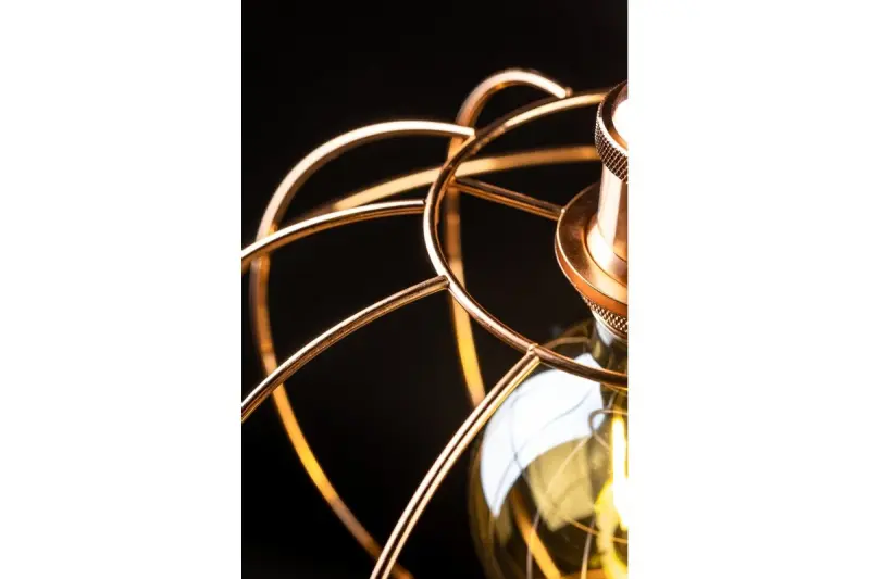 Декор Viela нишковиден висящ лампион във формата на топка от мед с диаметър 27,5 см 7047