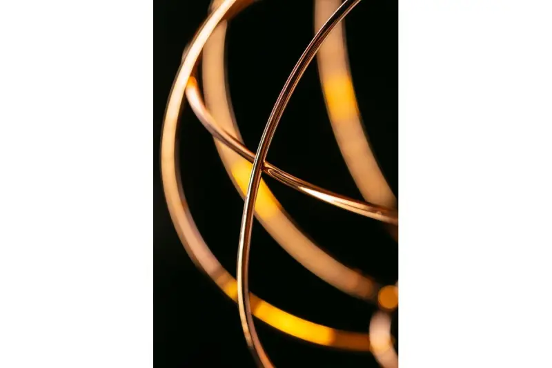 Декор Viela нишковиден висящ лампион във формата на топка от мед с диаметър 27,5 см 7047