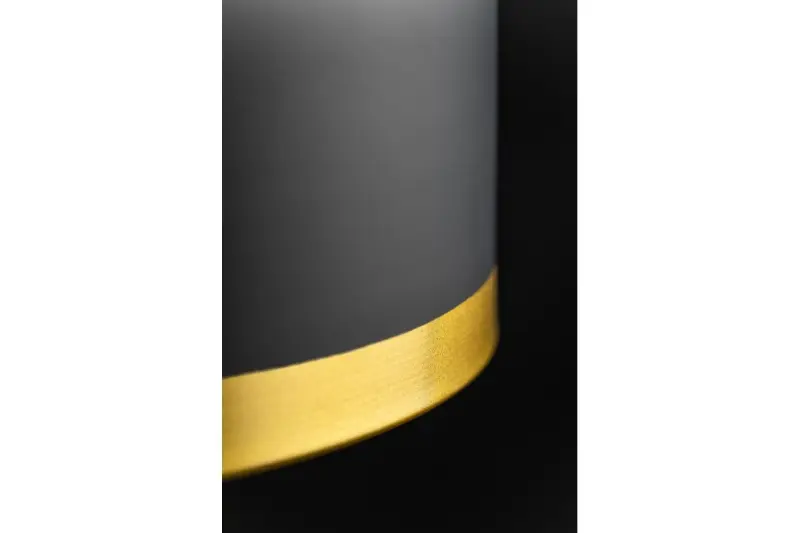 Декор Goldi черна златна модерна висяща лампа с диаметър 42 см 4113