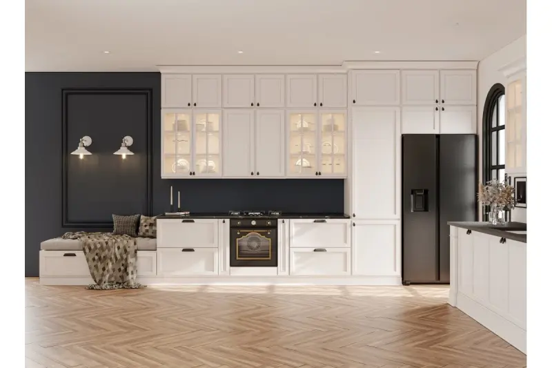 Декоративен Loret регулируем бял стенен аплик с превключвател 20 см диаметър 8267