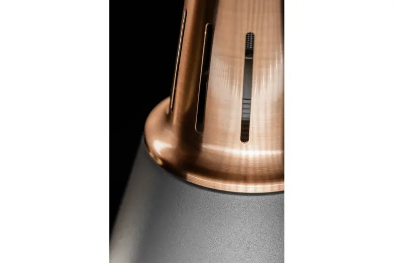 Декор Gianni стилна сива медна висяща лампа с диаметър 22 см 8051