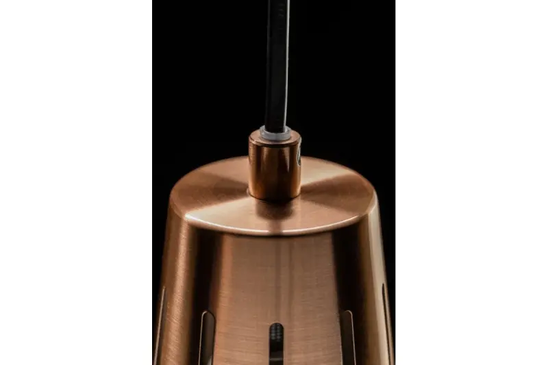 Декор Gianni стилна сива медна висяща лампа с диаметър 22 см 8051