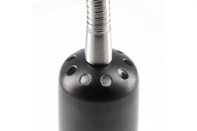 Декор Еторе черен стенен аплик с метален рамо 11 см диаметър 1860