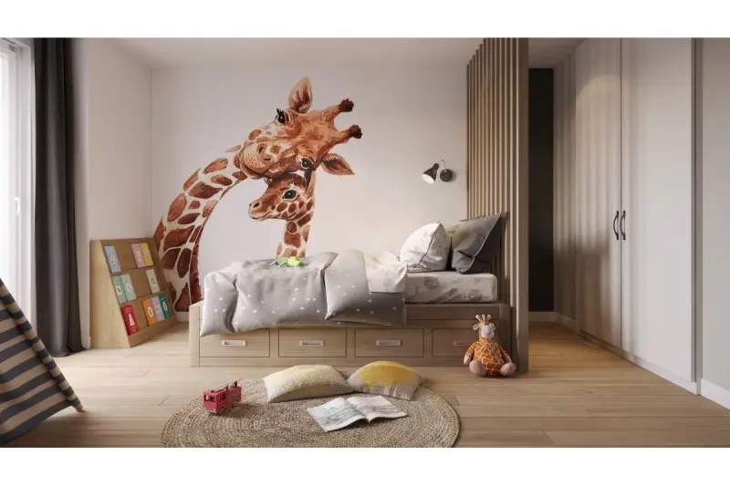 Декор Еторе черен стенен аплик с метален рамо 11 см диаметър 1860