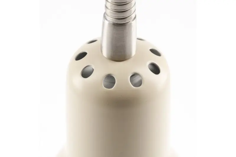 Декоративна стенна лампа Etore в бежов цвят с метален рамо 11 см диаметър 1907