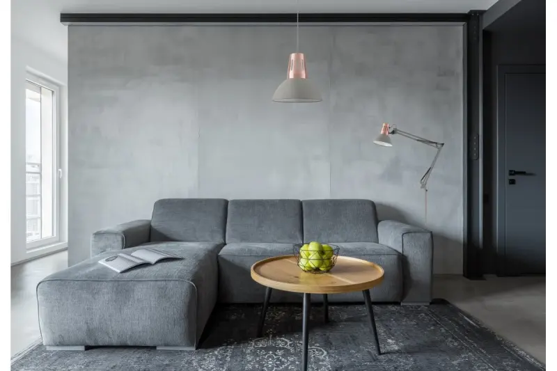 Декоративна лампа за окачване Artemia в сив цвят с индустриално покритие 34.5 см в диаметър 2447