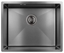 Aquadesign Sinks Иноксова мивка антрацит PVD 50x40, монтаж под, над и на нивото на плота 1208957702