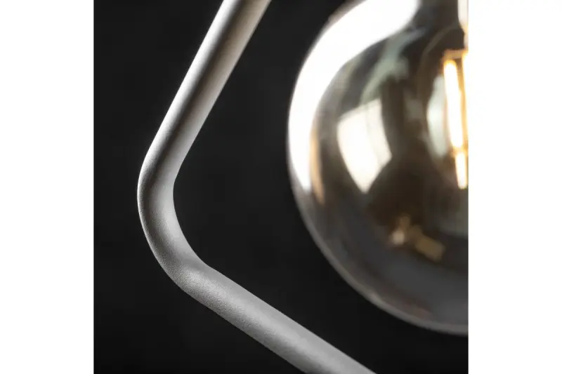 Декор Гия сива подвесна лампа с една точка в триъгълна форма 2751