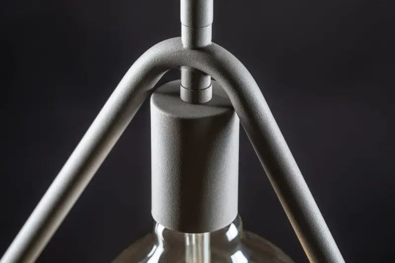 Декор Гия сива подвесна лампа с една точка в триъгълна форма 2751