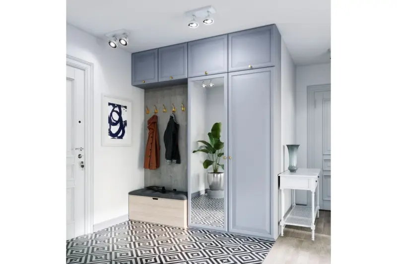 Декоративна таванна или стенна лампа Wally с бял въртящ се глава 2 светлинни източника 4373