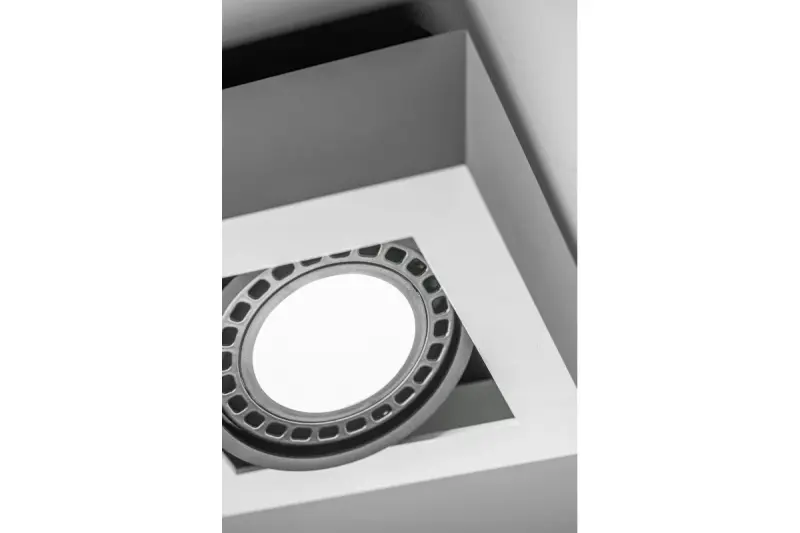 Декоративна функционална бяла 1-точкова таванна лампа Loid с 1 светлинен източник 4632