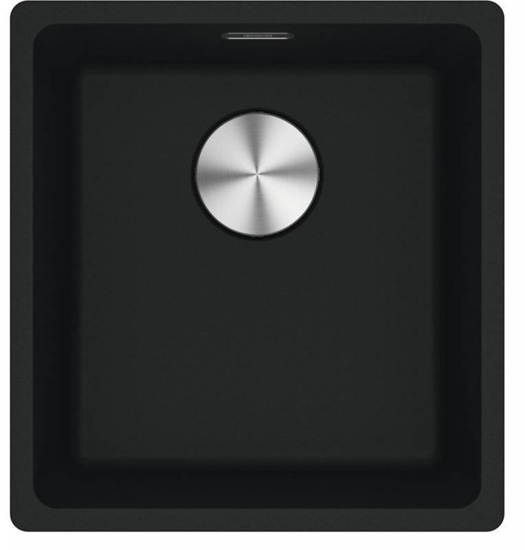 Франке Марис MRG 210-37 Фрагранит матов черен мивка за плоско вграждане