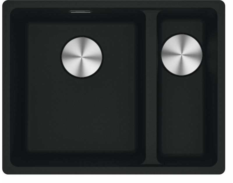 Франке Марис MRG 160-34-15 Фрагранит Оникс мивка Ляво подградба