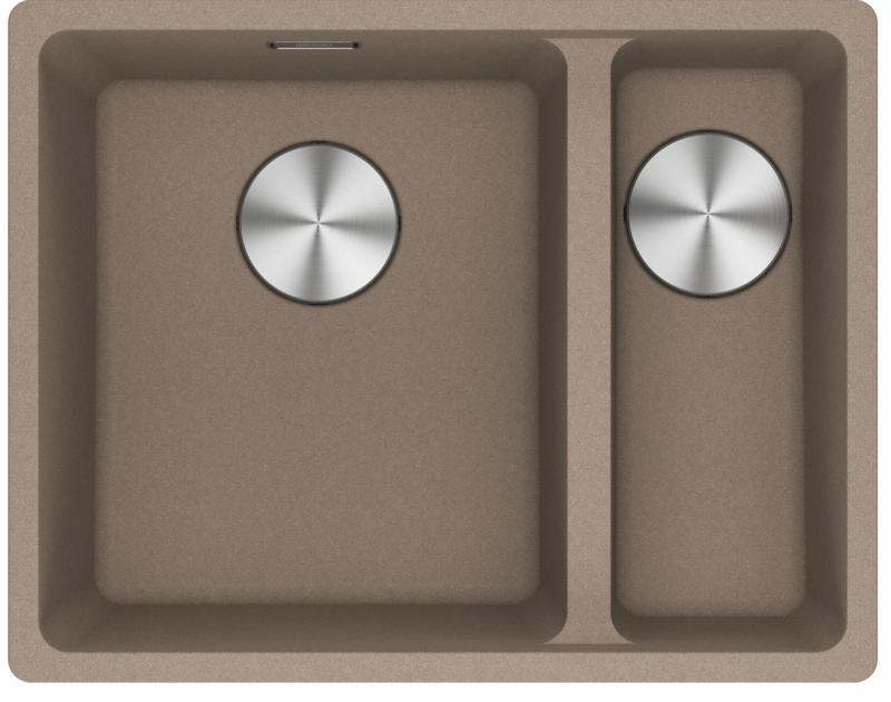 Франке Марис MRG 160-34-15 Фрагранит Ойстер мивка Лява страна за вграждане