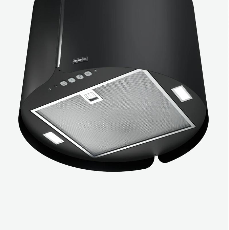 Franke Smart островен абсорбатор, матово черен, 42 см, 345.0654.933