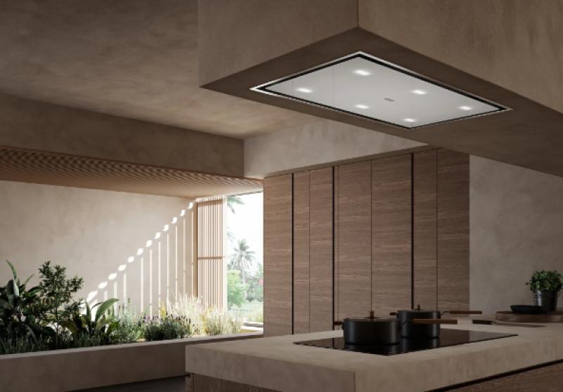 Franke Maris таванна абсорбатор от бяло стъкло, 90 см, 350.0679.879