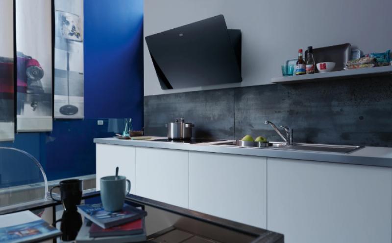 Franke Smart вертикален аспиратор с черно стъкло 90см 110.0377.734