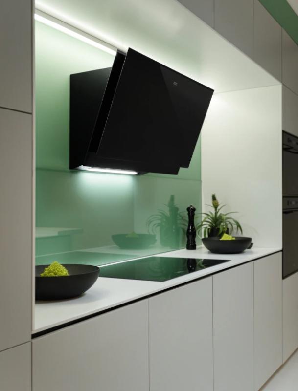 Франке Mythos Pro стенен модел черно стъкло абсорбатор 90см 330.0682.353