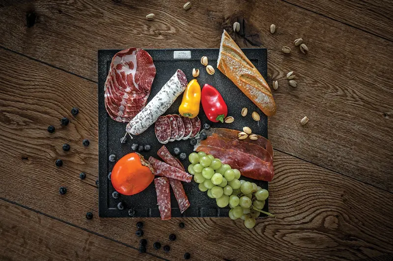 Aquadesign Unix Гранитен отцедник 35x35cm, черен 1208958214