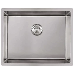 CARESSI Basic Line Иноксова мивка 50x40 с подобрен интегриран щекер CABLPP50R10