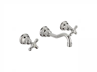 Huber Croisette 3-дупков смесител за умивалник Злато CS0035102G